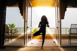 Yoga Ragda in Silhouette Meditation Pose. Photo Credit: Iris La Belle.