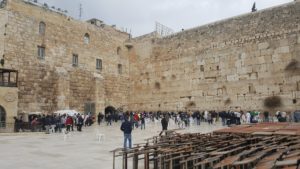 The Western Wall or Wailing Wall (Kotel) is an ancient limestone wall that is considered to be closest to the former ‘Holy of Holies,’ which makes it the most sacred site recognized by Judaism outside the ancient Temple itself.