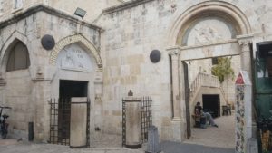 Stations 3 & 4 on the Via Dolorosa, The Way of the Cross...